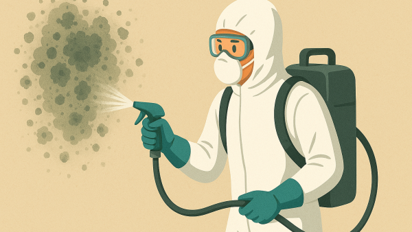 【愛媛・香川対応可能】特殊清掃のカビ除去が1/2工期で完了！プロが使う特許技術の秘密