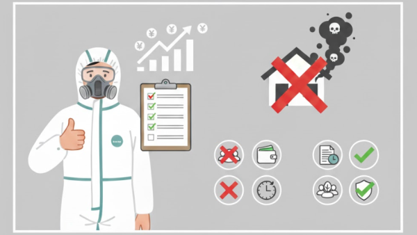 【孤独死・事件現場】特殊清掃の料金相場と依頼で失敗しない5つのチェックリスト