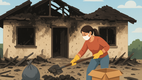 火災後の片付け：絶望から日常を取り戻すための完全ガイド