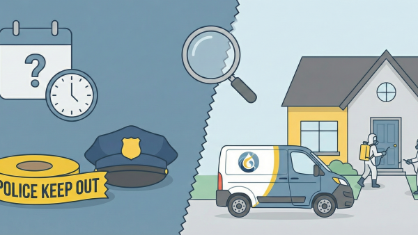 【松山市】孤独死の特殊清掃はいつ頼む？警察の現場検証後のタイミングと業者選びを専門家が解説